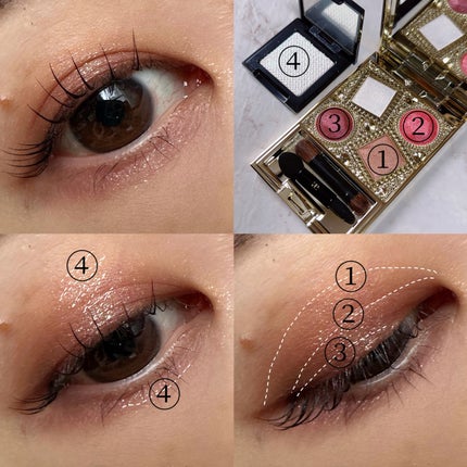 エレガンス ヌーヴェル アイズ/Elégance/アイシャドウパレットを使ったクチコミ(5枚目)