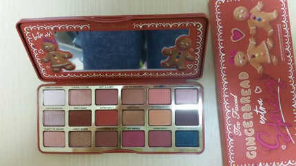 ジンジャーブレッド エクストラ スパイシー アイシャドウ パレット/Too Faced/メイクアップキットを使ったクチコミ(1枚目)