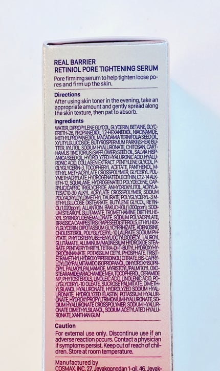 レチ二オールポアタイトニングセラム/Real Barrier/美容液を使ったクチコミ(4枚目)