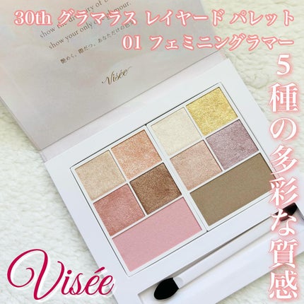 30th グラマラス レイヤード パレット/Visée/マルチパレットを使ったクチコミ(1枚目)