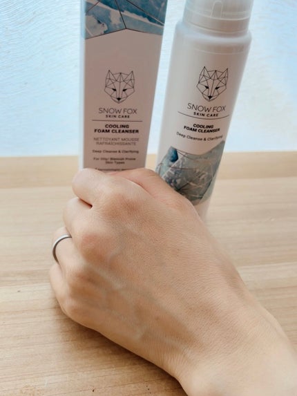 クーリング フォーム クレンザー/SNOW FOX SKINCARE/洗顔フォームを使ったクチコミ(7枚目)