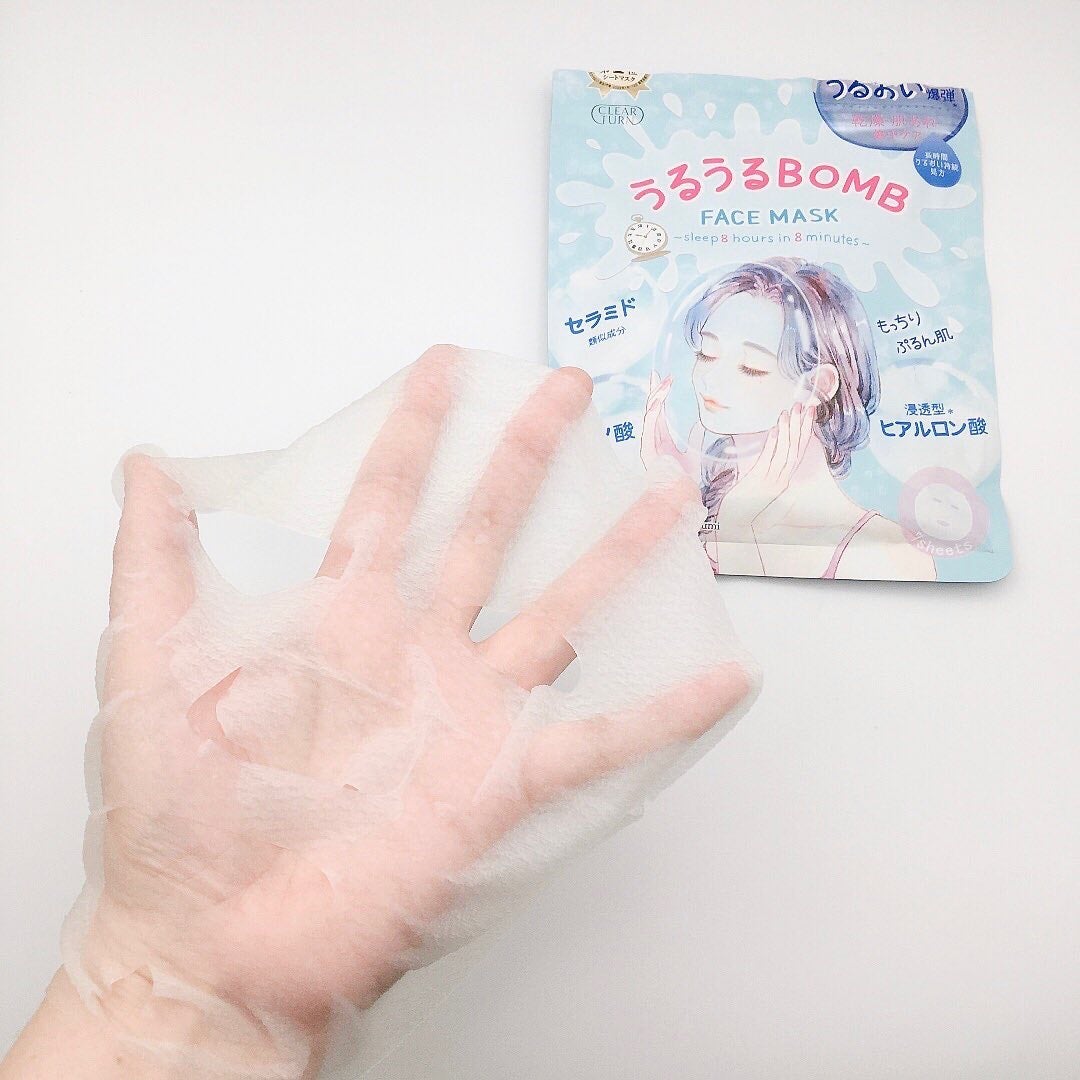 うるうるBOMBマスク/クリアターン/シートマスク・パックを使ったクチコミ(4枚目)