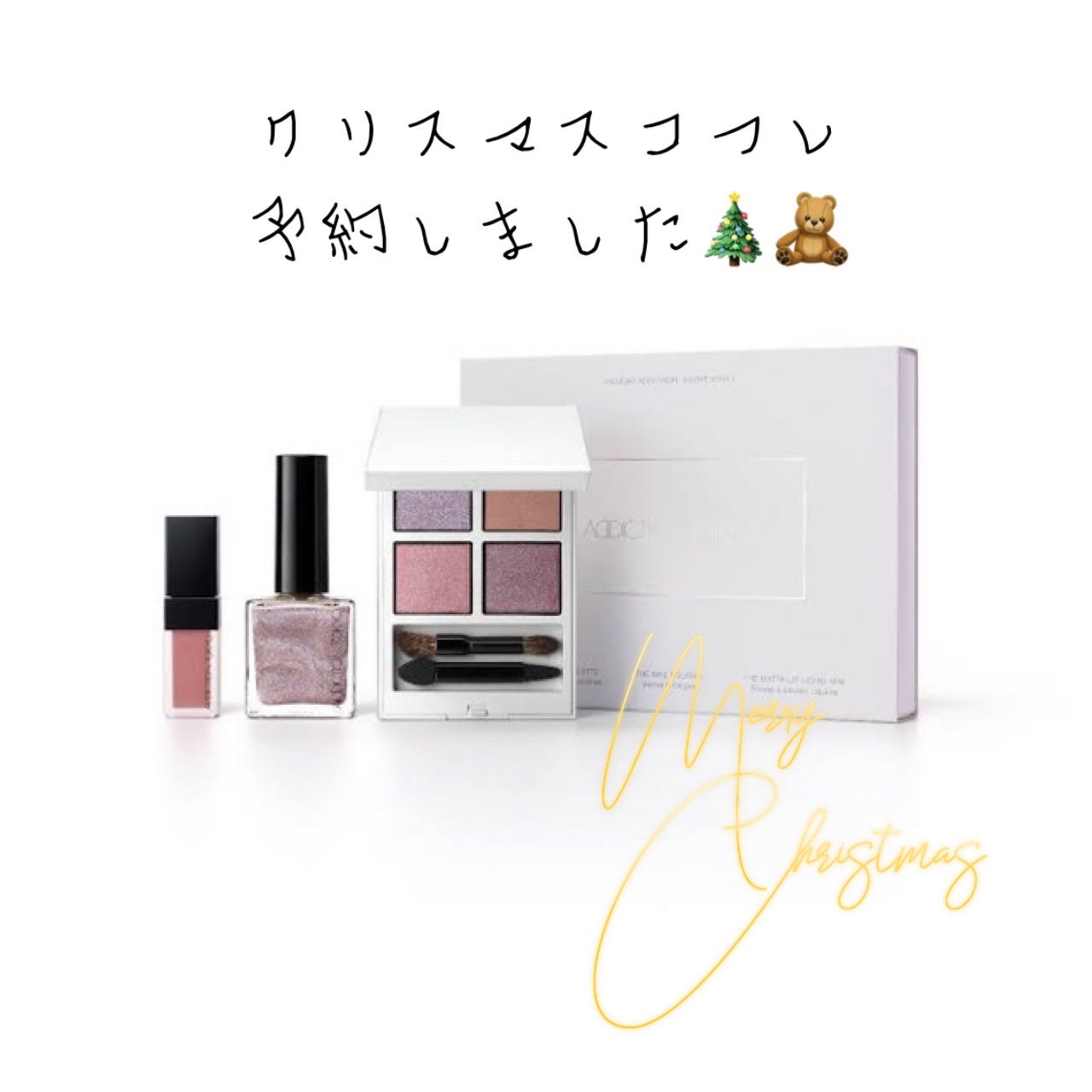 ホリデー アディクション サイレント ウィッシュⅠ/ADDICTION/メイクアップキットを使ったクチコミ(1枚目)