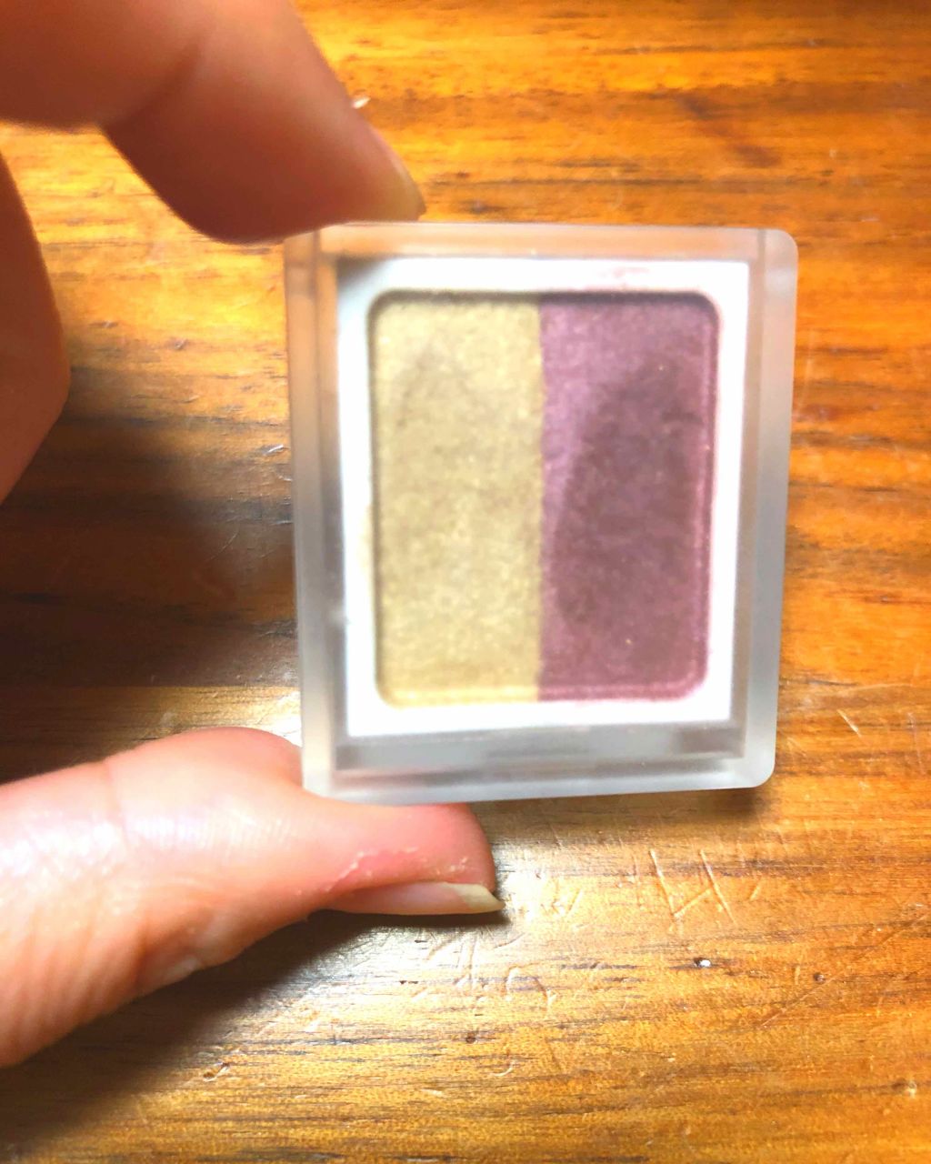 アイカラー2色タイプ/無印良品/アイシャドウパレットを使ったクチコミ（1枚目）