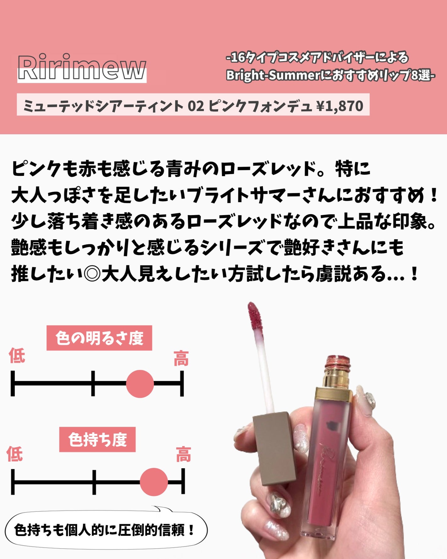 つやぷるリップR/b idol/口紅を使ったクチコミ(8枚目)