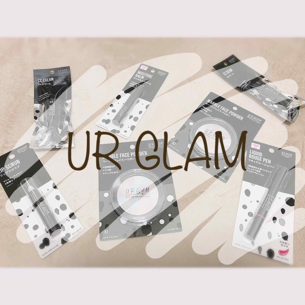 UR GLAM MARBLE FACE POWDER/U R GLAM/プレストパウダーを使ったクチコミ(1枚目)