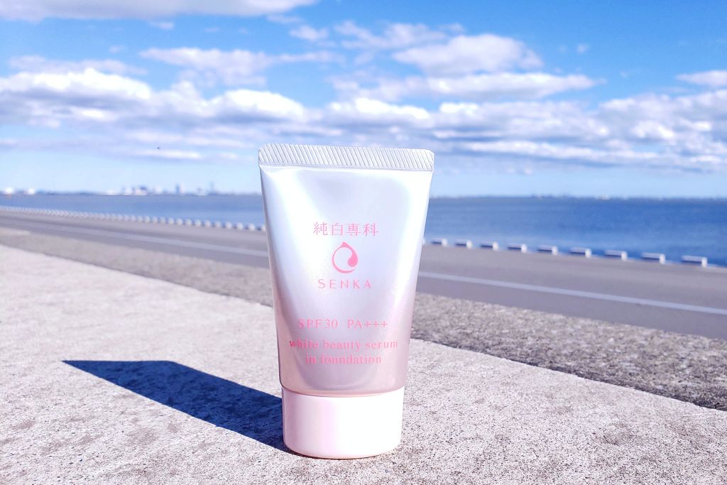 純白専科 すっぴん色づく美容液フォンデュ/SENKA(専科)/リキッドファンデーションを使ったクチコミ(2枚目)