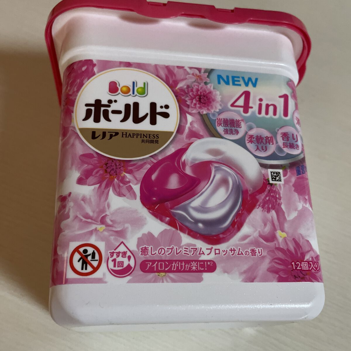 ボールドジェルボール3D 癒しのプレミアムブロッサムの香り/ボールド/洗濯洗剤を使ったクチコミ（1枚目）