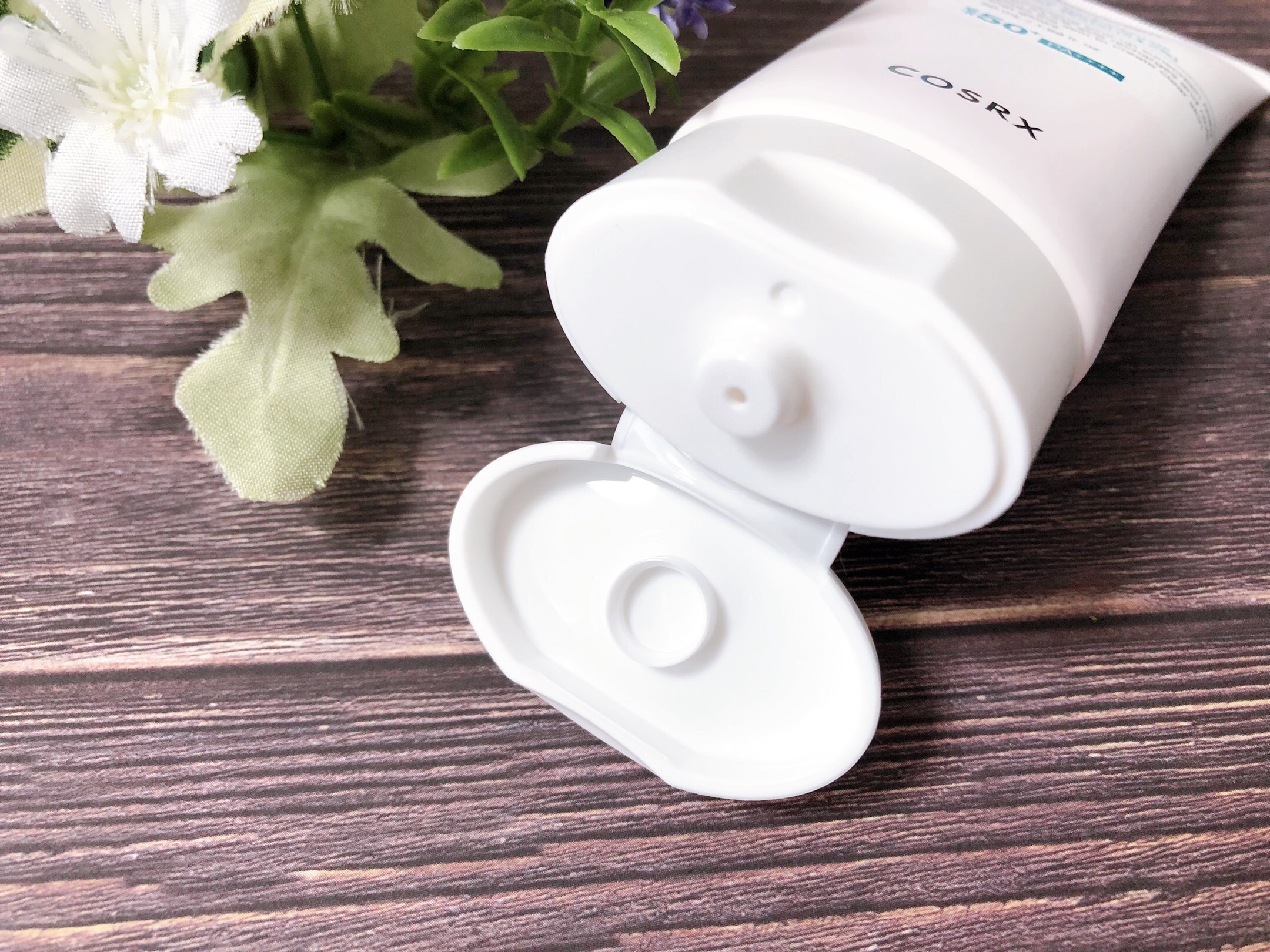 アロエ54.2アクアトーンアップUVクリーム　SPF50+ PA++++/COSRX/日焼け止めクリームを使ったクチコミ（2枚目）