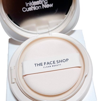 インクラスティングクッション/THE FACE SHOP/クッションファンデーションを使ったクチコミ(2枚目)