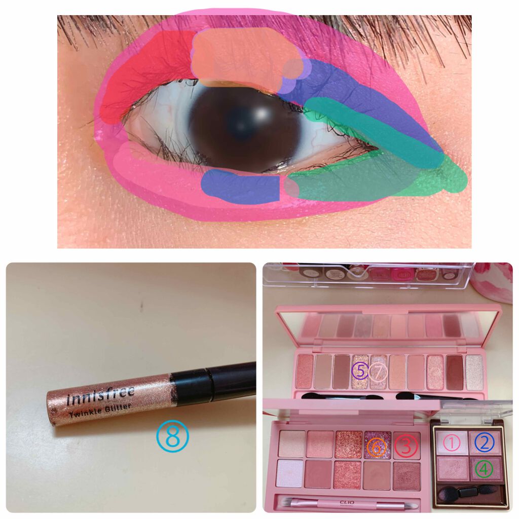 トゥインクル グリッター/innisfree/リキッドアイライナーを使ったクチコミ（3枚目）