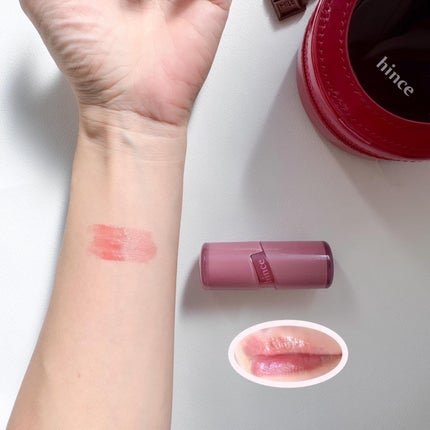 ロウグロウジェルティント/hince/リップティントを使ったクチコミ(3枚目)