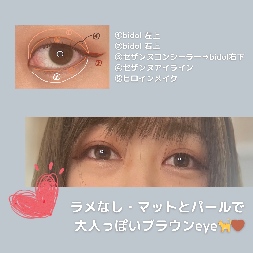 ジェルアイライナー/CEZANNE/ジェルアイライナーを使ったクチコミ（2枚目）