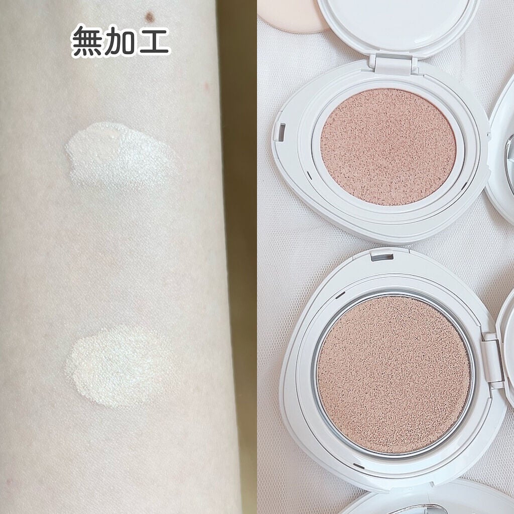 ビーガンクリーンピュアカバークッション/wakemake/クッションファンデーションを使ったクチコミ(2枚目)