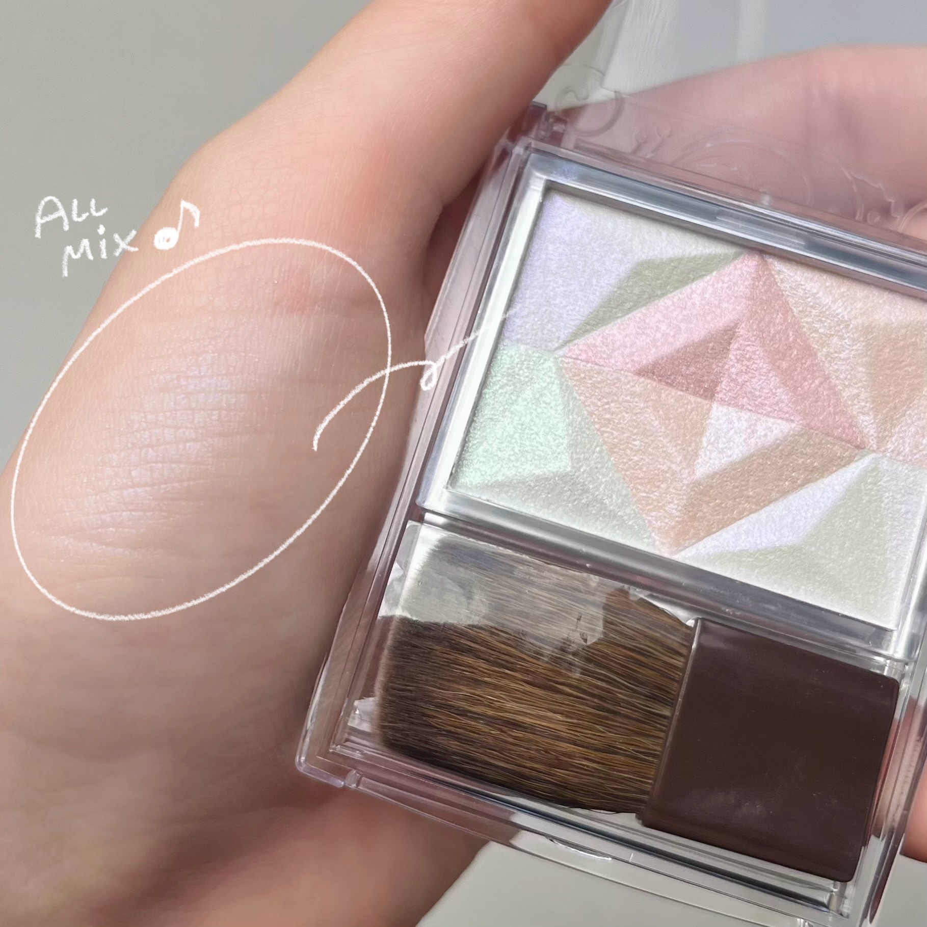 パールグロウハイライト/CEZANNE/ハイライト・シェーディングを使ったクチコミ（2枚目）