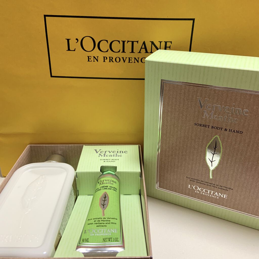 シトラスヴァーベナ アイスハンドクリーム/L'OCCITANE/ハンドクリームを使ったクチコミ（2枚目）