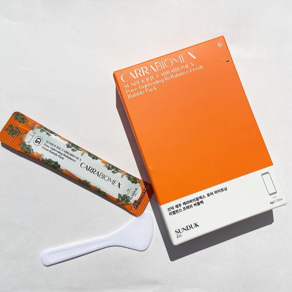 キャロットバブルパック/SUNDUK JEJU/洗い流すパック・マスクを使ったクチコミ(3枚目)