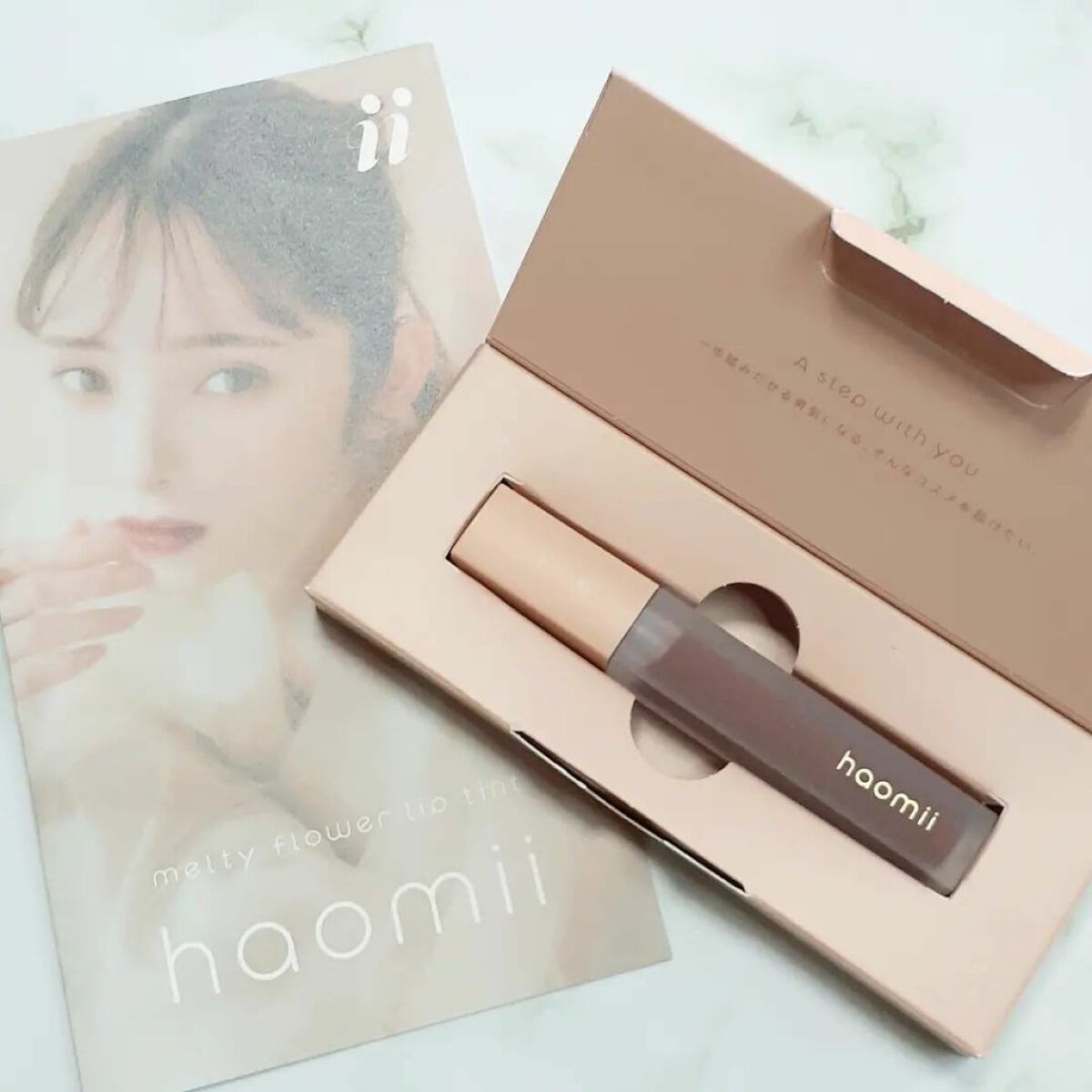 Melty flower lip tint/haomii/口紅を使ったクチコミ（1枚目）