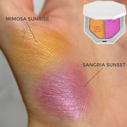 KILLAWATT FREESTYLE HIGHLIGHTER DUO/FENTY BEAUTY BY RIHANNA/パウダーハイライトを使ったクチコミ(4枚目)