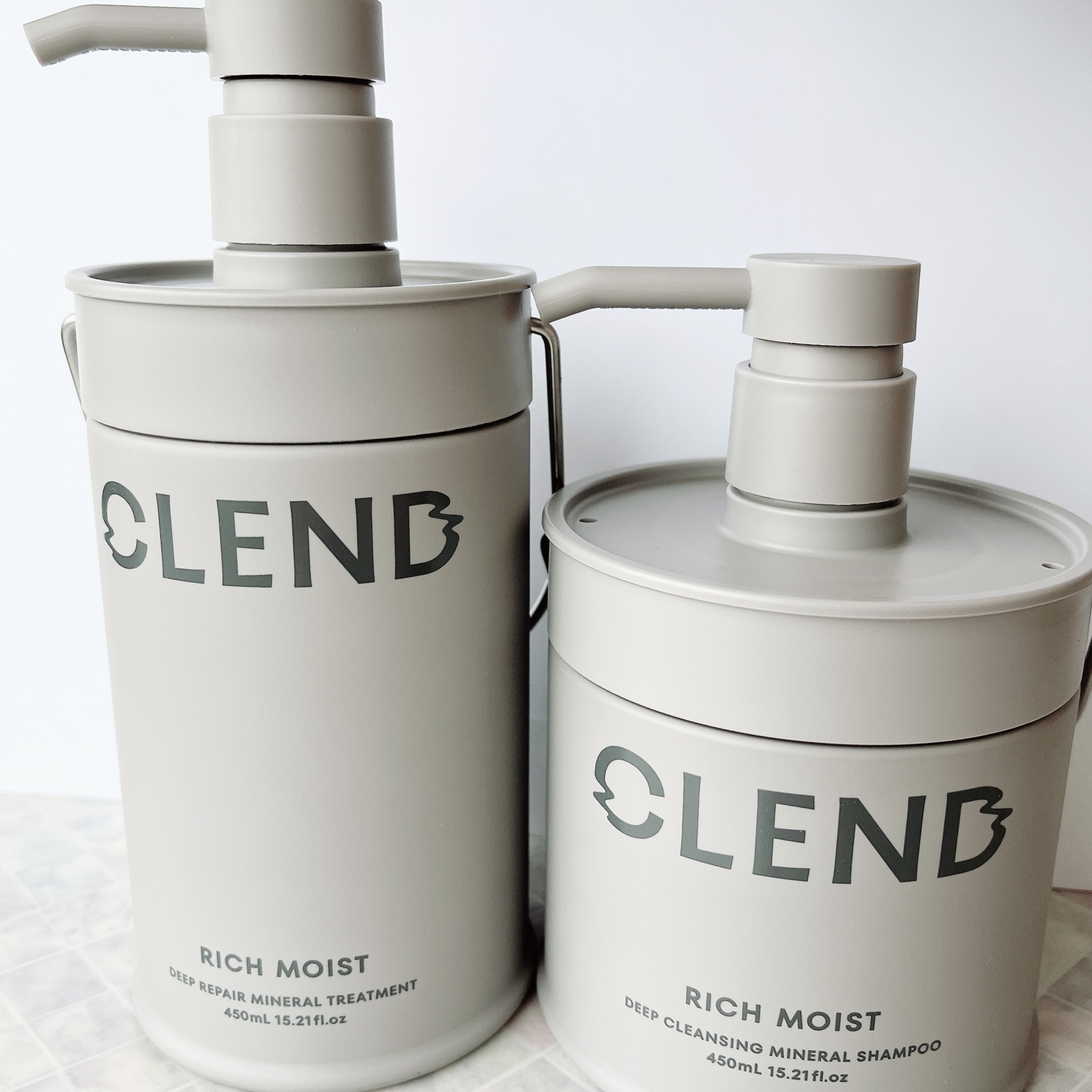 リッチモイスト ディープクレンジング ミネラル シャンプー/ディープリペア ミネラル トリートメント/CLEND/市販シャンプーを使ったクチコミ（2枚目）