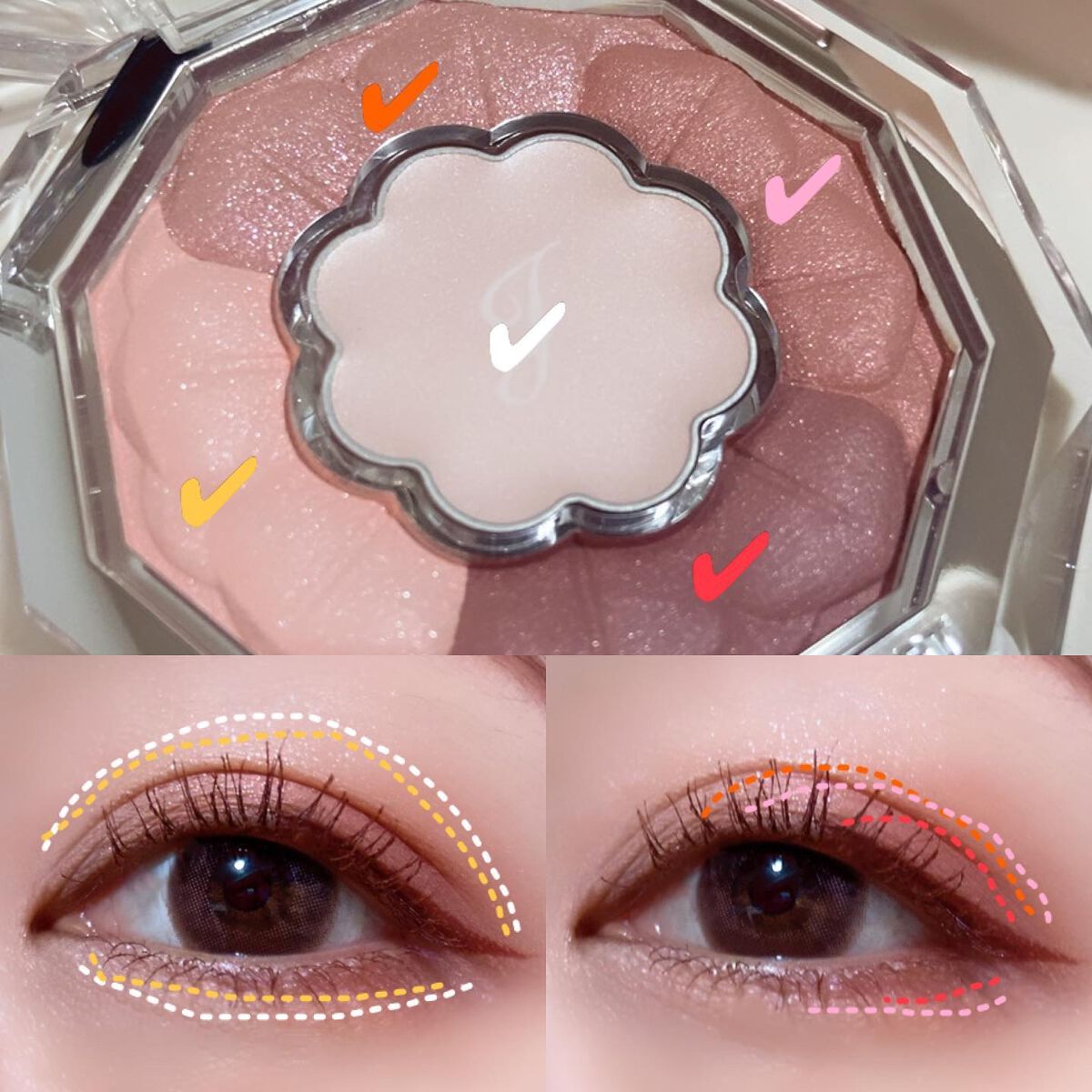 ジルスチュアート ブルームクチュール アイズ/JILL STUART/アイシャドウパレットを使ったクチコミ(4枚目)