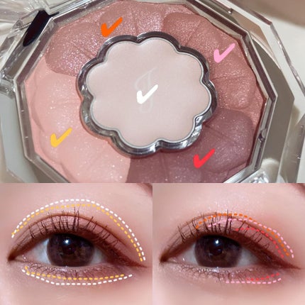 ジルスチュアート ブルームクチュール アイズ/JILL STUART/アイシャドウパレットを使ったクチコミ(4枚目)