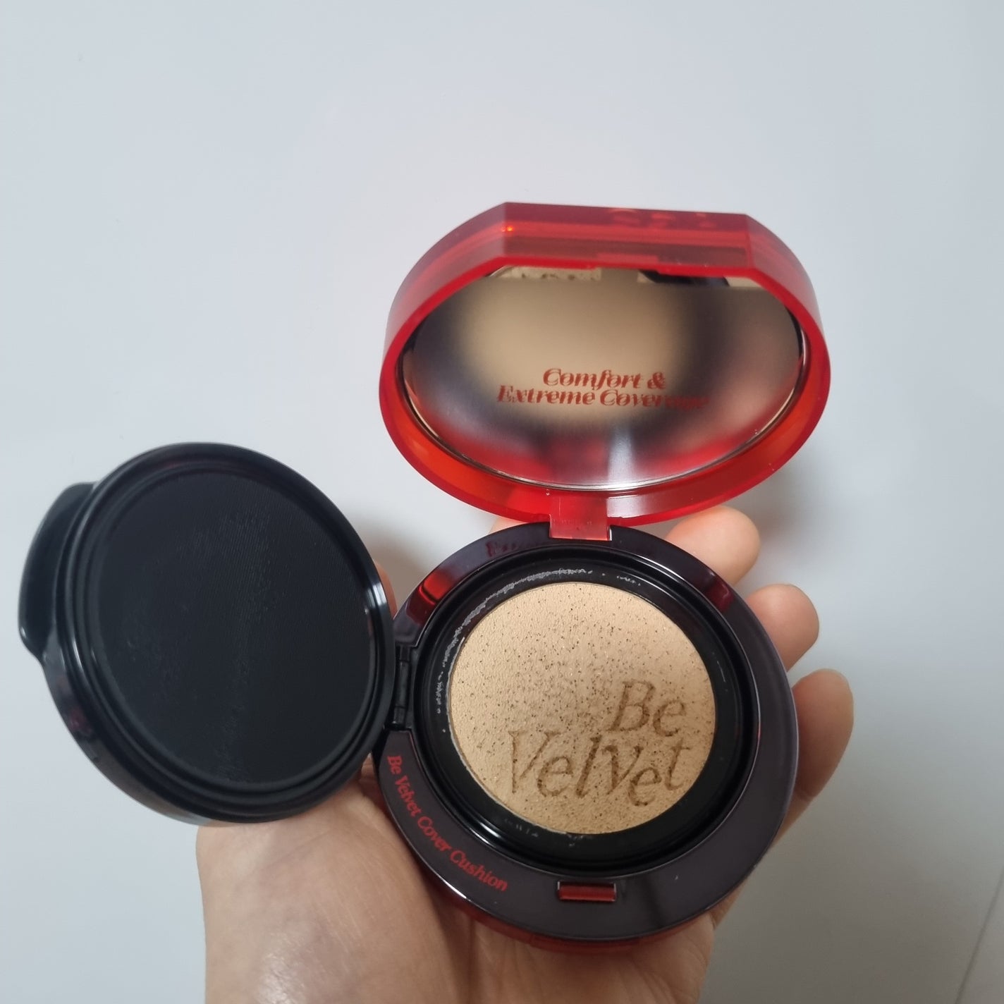 ビーベルベット カバークッション/espoir/クッションファンデーションを使ったクチコミ(2枚目)
