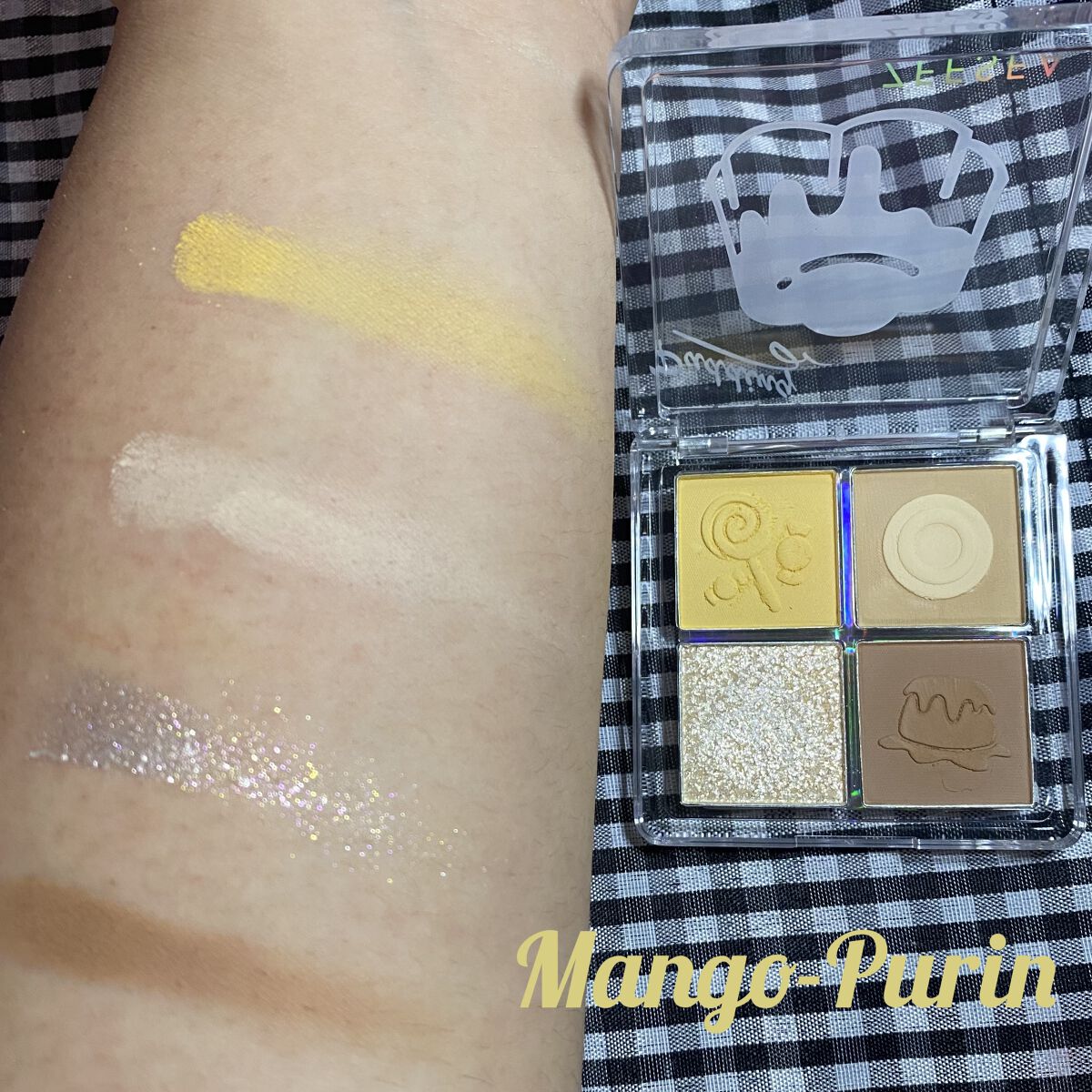 ZEESEAデザートコレクション４カラーアイシャドウパレット/ZEESEA/アイシャドウパレットを使ったクチコミ（2枚目）