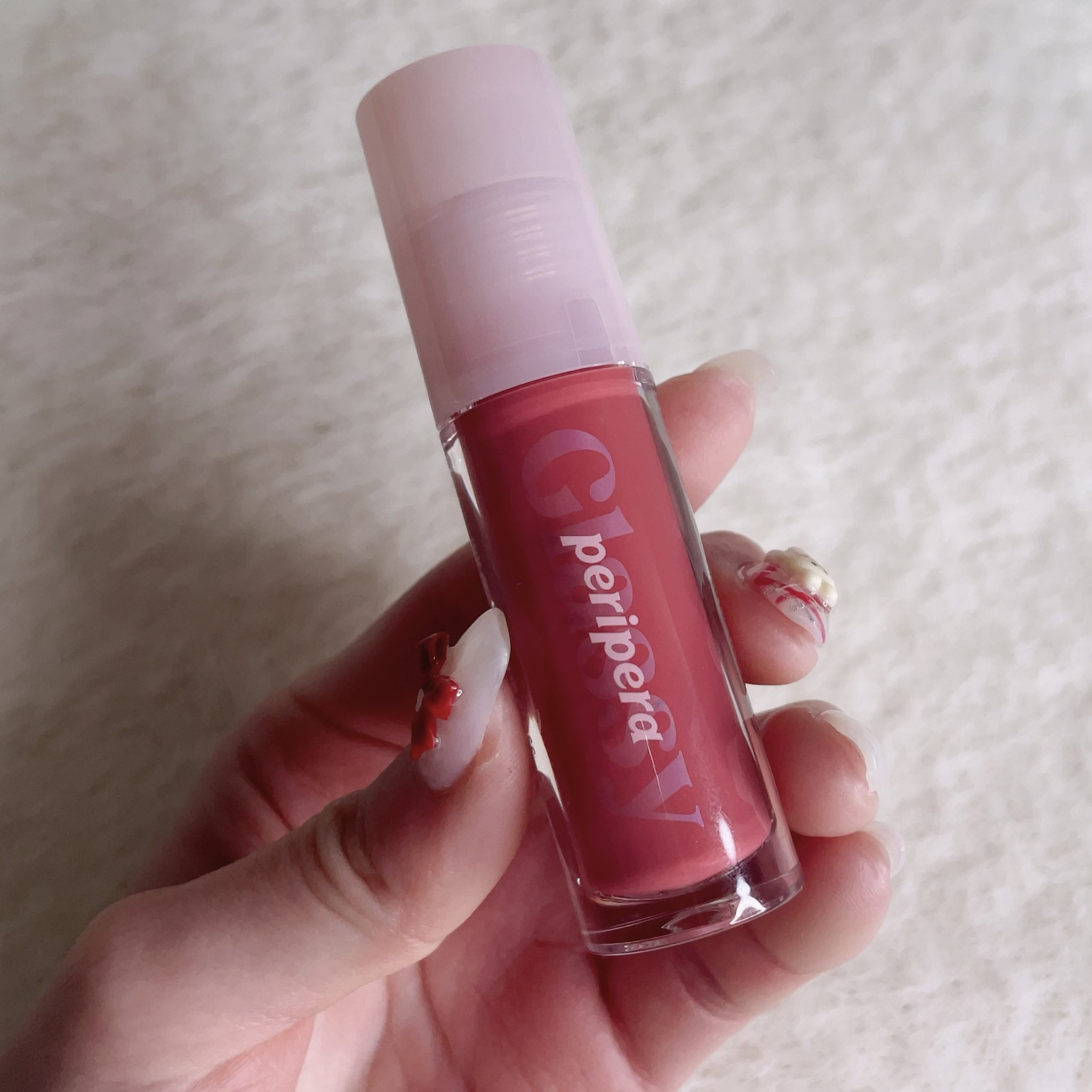 インク グラスティング リップ グロス/PERIPERA/リップグロスを使ったクチコミ（3枚目）