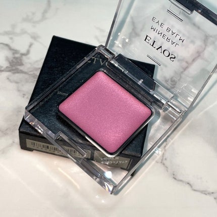 ミネラルアイバーム ロゼソーダ <限定色>/エトヴォス/ジェル・クリームアイシャドウを使ったクチコミ(3枚目)