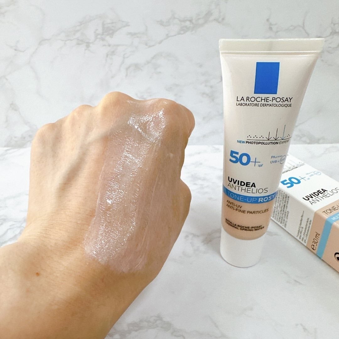 UVイデア XL プロテクショントーンアップ ローズ/ラ ロッシュ ポゼ/日焼け止めクリームを使ったクチコミ(4枚目)
