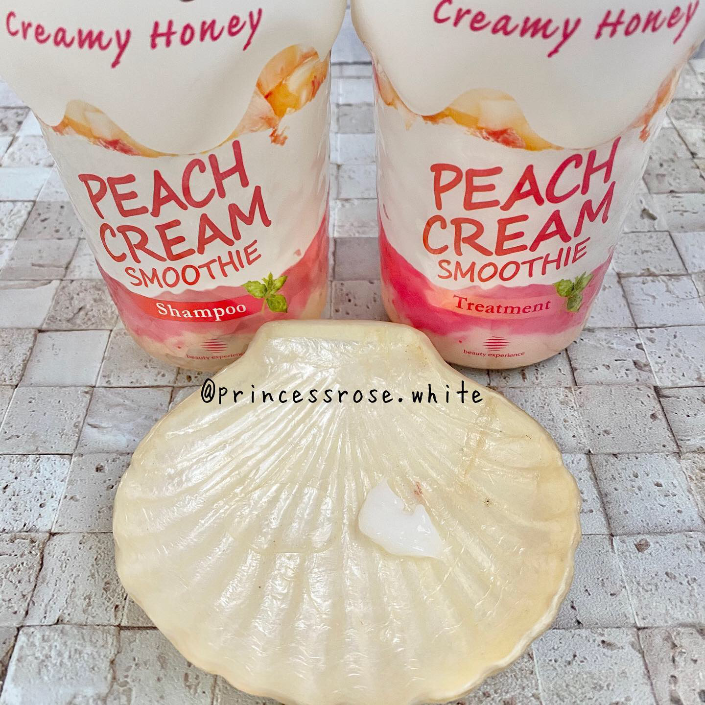 ハニーチェ　ピーチクリームスムージー　ペアセット/ハニーチェ/市販シャンプーを使ったクチコミ（3枚目）