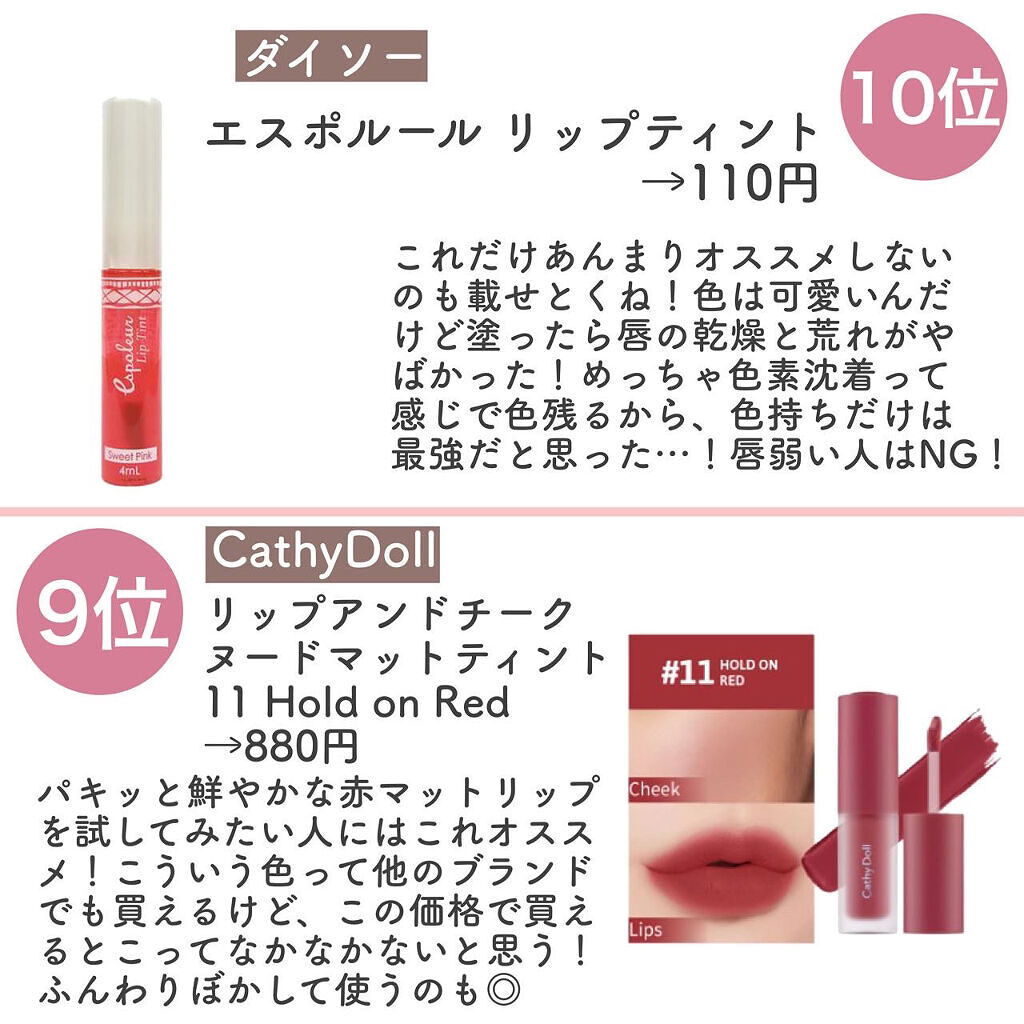 ラスティング リップカラーN/CEZANNE/口紅を使ったクチコミ（2枚目）