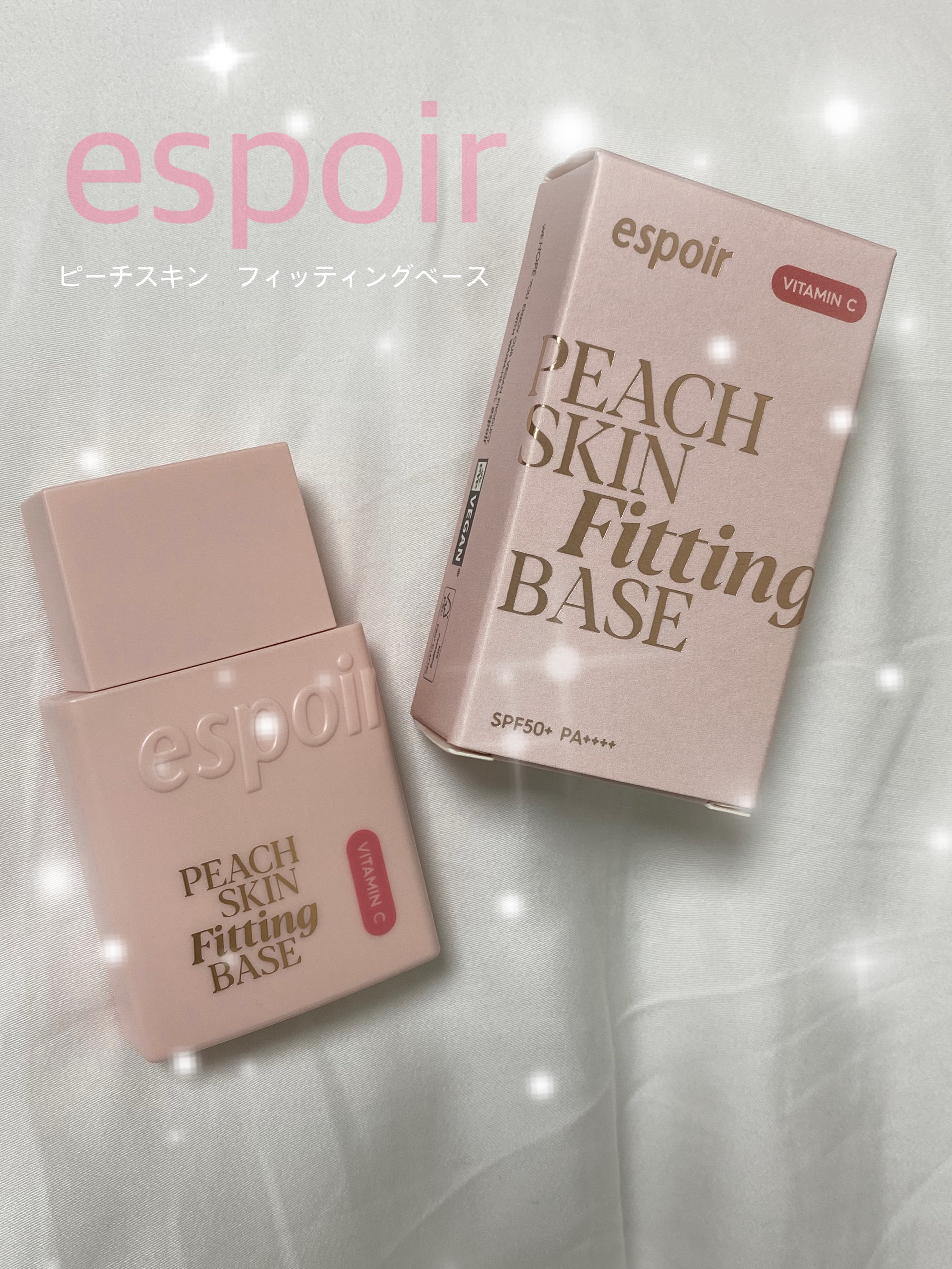 ピーチスキンフィッティングベース オールニュー SPF50 PA++++/espoir/化粧下地を使ったクチコミ（1枚目）