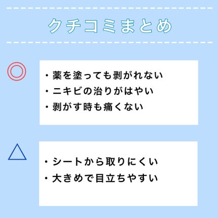 ポイントパッチ(集中ケアシート)/アクネスラボ/にきびパッチを使ったクチコミ(3枚目)