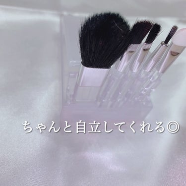 春姫化粧ブラシセット/DAISO/メイクブラシを使ったクチコミ（4枚目）
