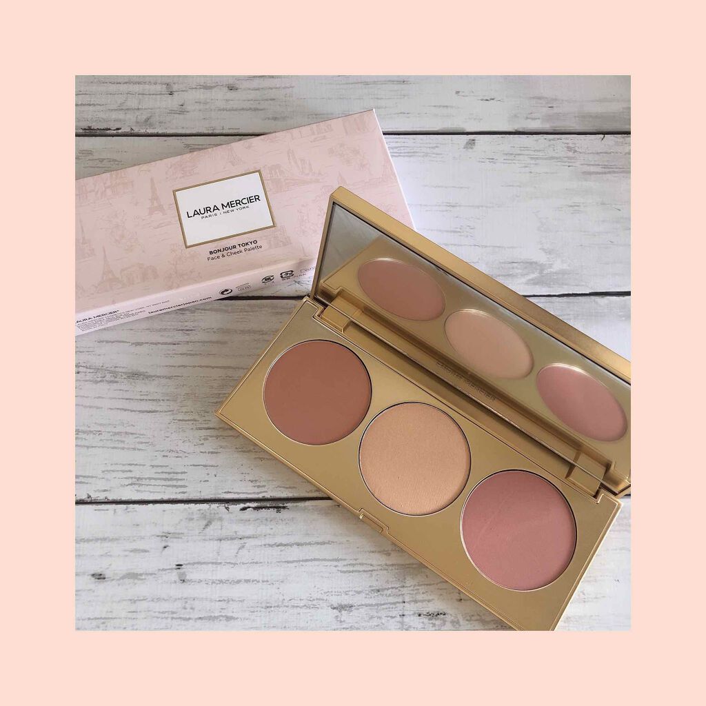 ボンジュール トーキョー フェイス アンド チーク パレット/ローラ メルシエ/パウダーチークを使ったクチコミ(1枚目)