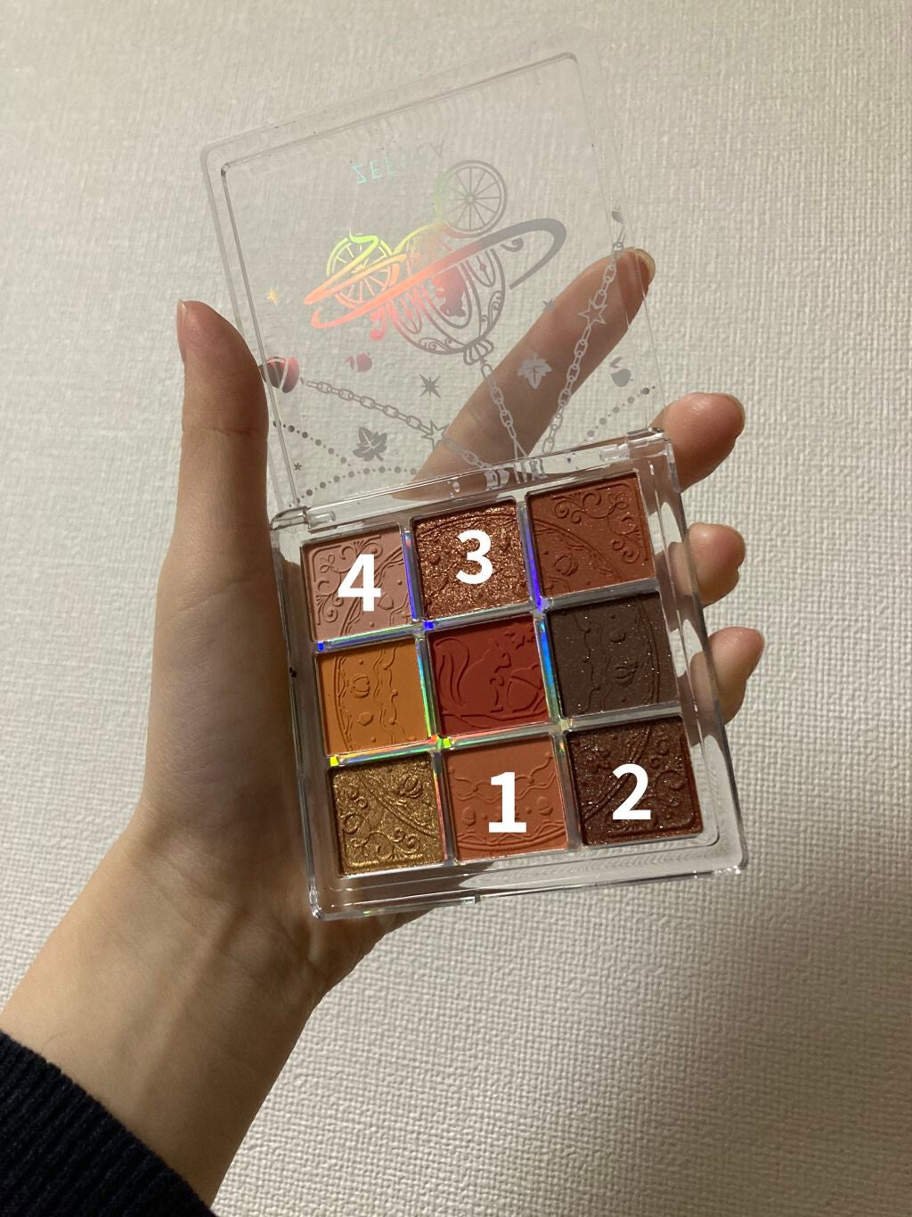 クォーツ 9色アイシャドウパレット(ドリームランドアイシャドウ)/ZEESEA/アイシャドウパレットを使ったクチコミ(2枚目)