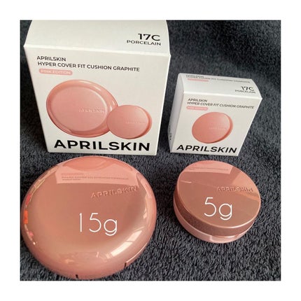 ハイパーカバーフィットクッション ピンク(桜エディション)/APRILSKIN/クッションファンデーションを使ったクチコミ(3枚目)