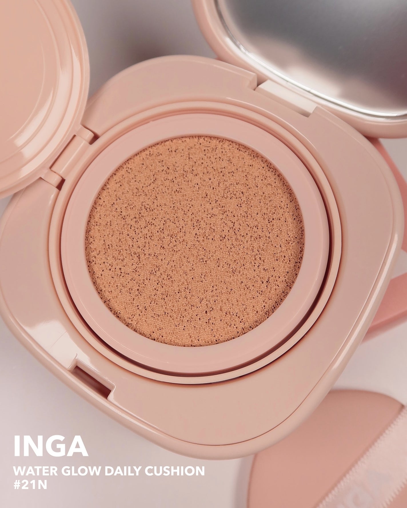 ウォーターグロークッションファンデーション/INGA/クッションファンデーションを使ったクチコミ(6枚目)