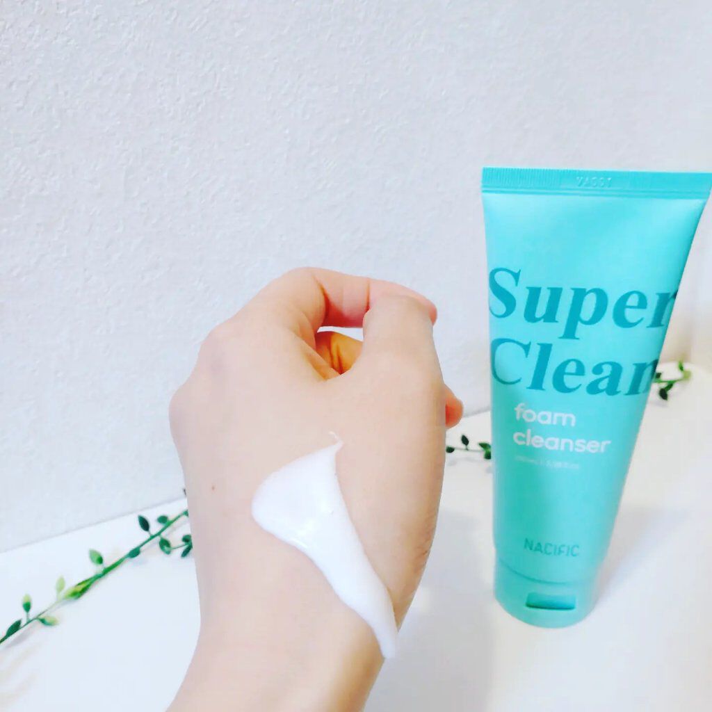 NACIFIC スーパークリーンフォームクレンザーのクチコミ「💎NACIFIC スーパークレンジングフォーム

ミントカラーがさわやかな新商品のクレンジング.....」（3枚目）