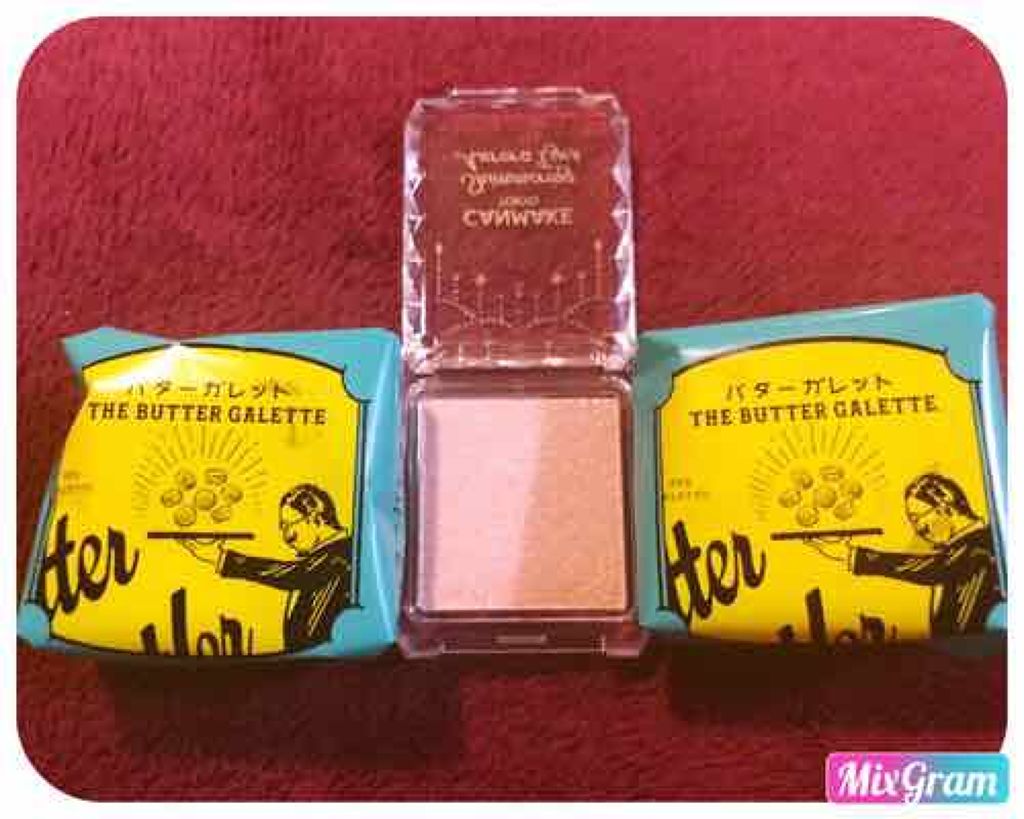 シマリングオーロラアイズ 02 オーロララベンダー/キャンメイク/単色アイシャドウを使ったクチコミ（2枚目）