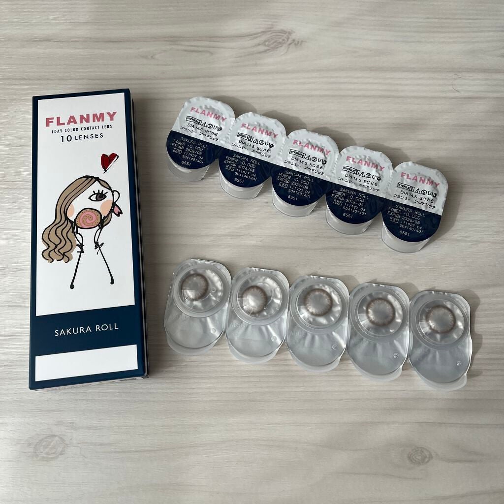 FLANMY 1day/FLANMY/ワンデー(1DAY)カラコンを使ったクチコミ(1枚目)
