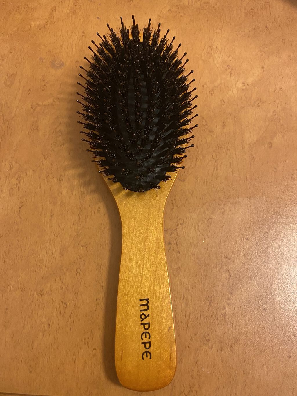 つやつや天然毛のミックスブラシ/マペペ/ヘアブラシを使ったクチコミ（1枚目）