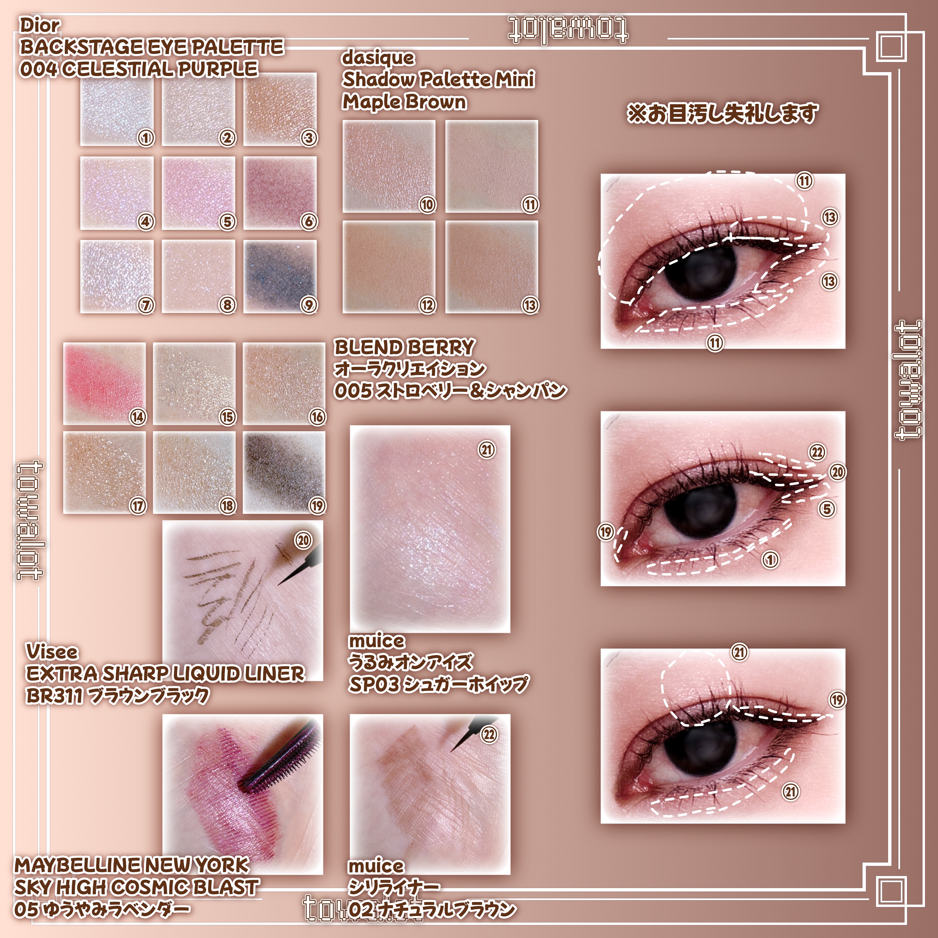 ディオール バックステージ アイ パレット/Dior/アイシャドウパレットを使ったクチコミ（2枚目）