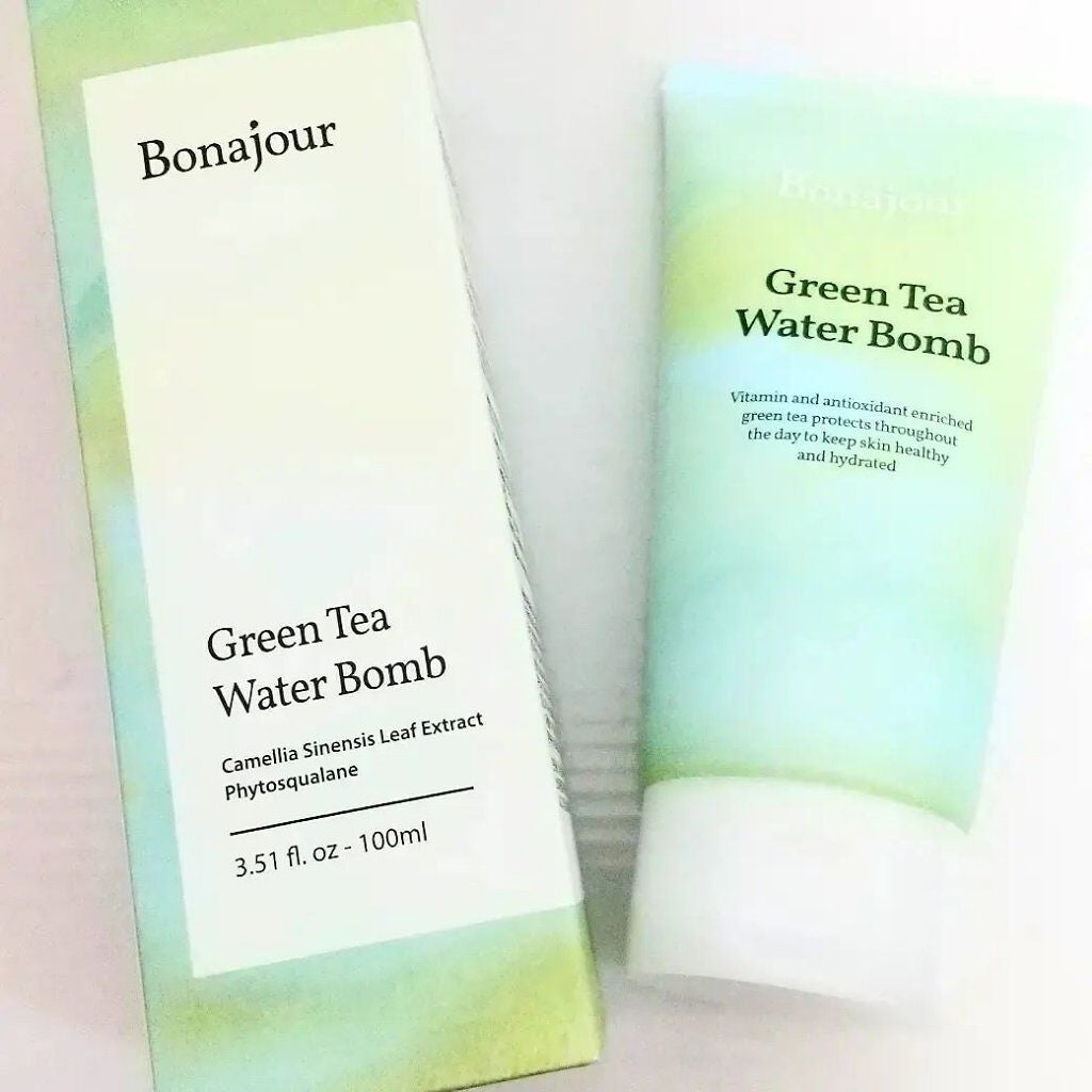 グリーンティーウォーターボム/Bonajour/フェイスクリームを使ったクチコミ(1枚目)