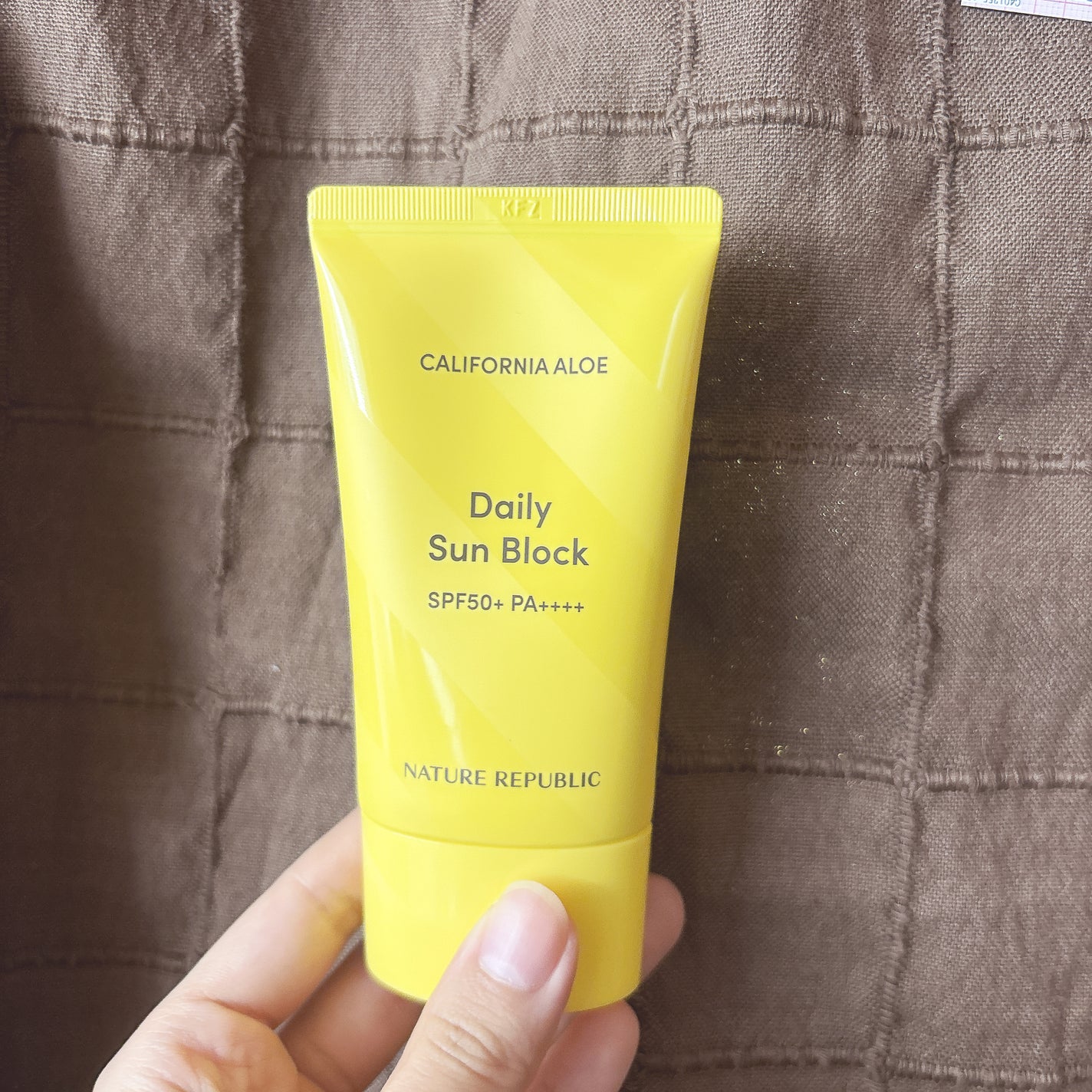 カリフォルニアアロエデイリーサンブロック /ネイチャーリパブリック/日焼け止めクリームを使ったクチコミ(1枚目)