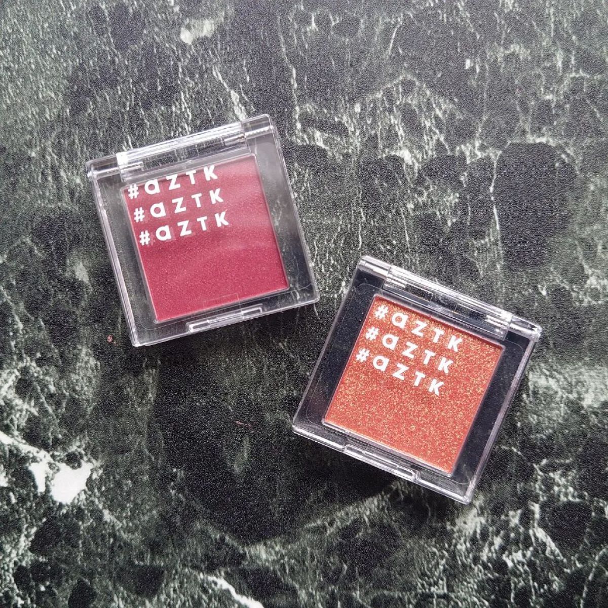 シングルアイシャドウ 02 クランベリードリーム/aZTK/単色アイシャドウを使ったクチコミ（2枚目）