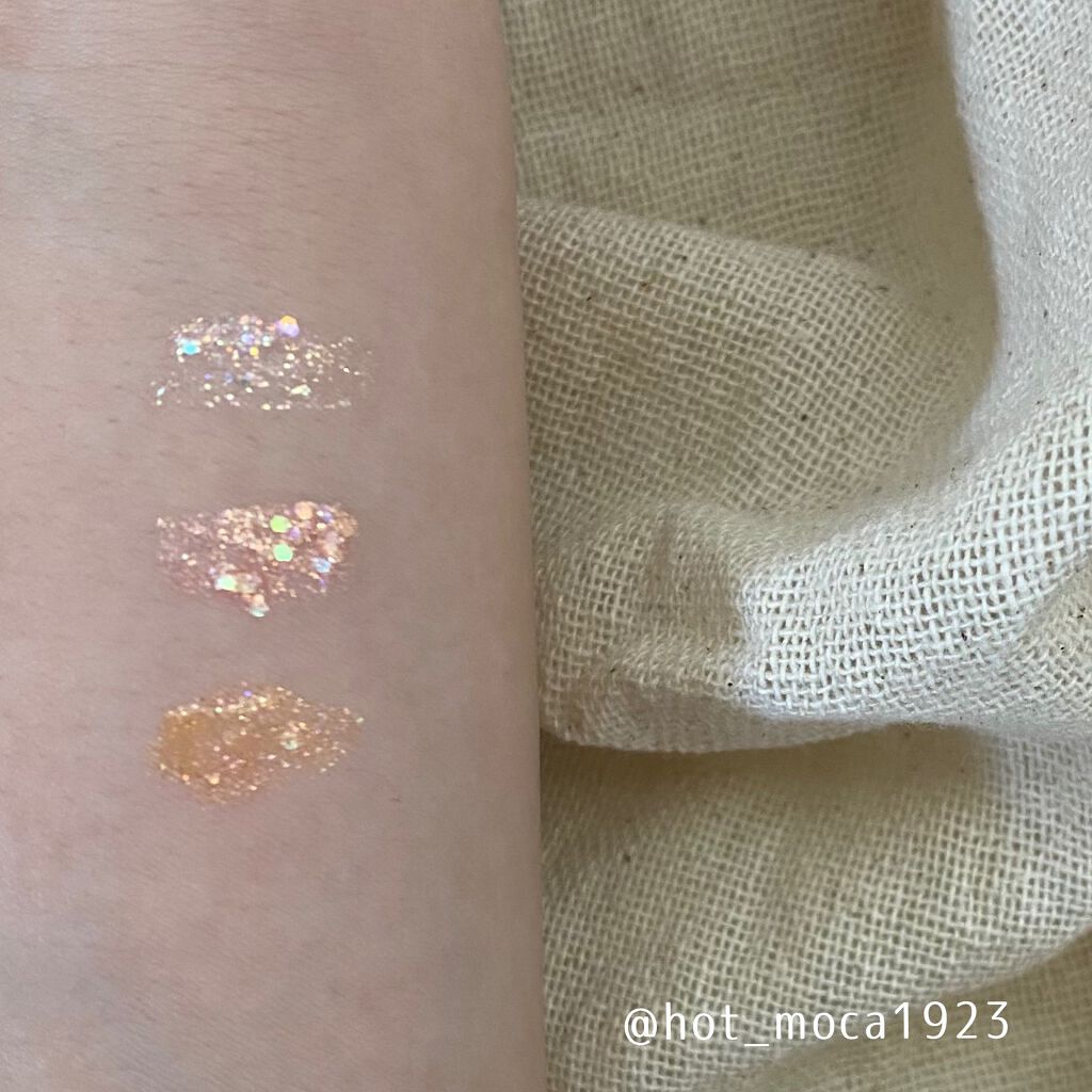 シュガー トゥインクル リキッド グリッター/PERIPERA/グリッターを使ったクチコミ(5枚目)