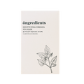 Houttuynia Cordata 95% Mask / Ongredients